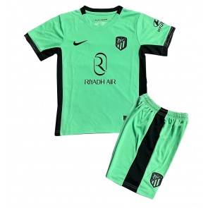 Atletico Madrid Koszulka Trzecich Dziecięca 2023-24 Krótki Rękaw (+ Krótkie spodenki)